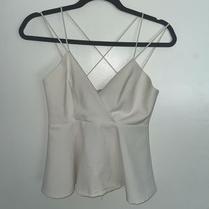 Elegant white summer top